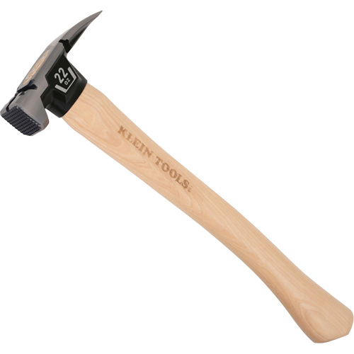 Milled Face Straight Claw Hammer, 22 oz., Wood Handle, 16-1/10" L Auto Electric Service Ltd.