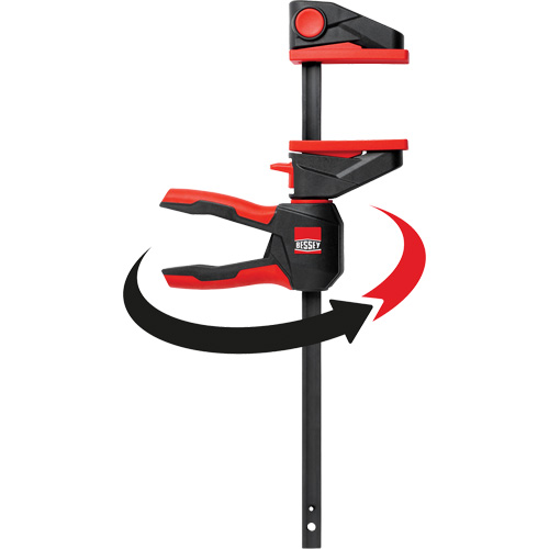 Serre-joints &agrave; g&acirc;chette pour barres &agrave; une main avec poign&eacute;e rotative &agrave; 360°, 4-1/2" (114,3 mm) Auto Electric Service Ltd.
