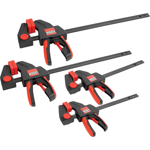 Ensemble de serre-joints &agrave; g&acirc;chette, moyen et grand formats (4 pi&egrave;ces), 12" (304,8 mm)/6" (152,4 mm) Auto Electric Service Ltd.