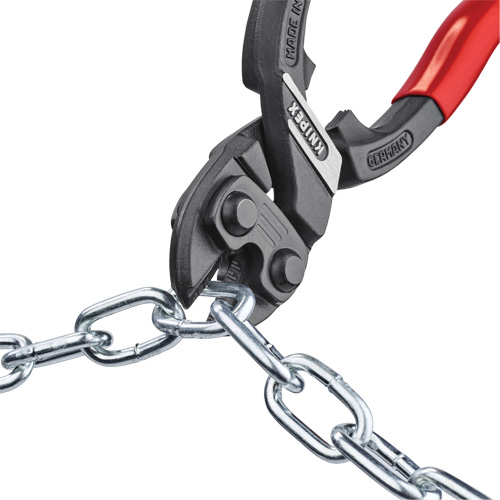 CoBolt&reg; High Leverage XL Compact Bolt Cutters with Notched Blade, 10" L, Center Cut Auto Electric Service Ltd.