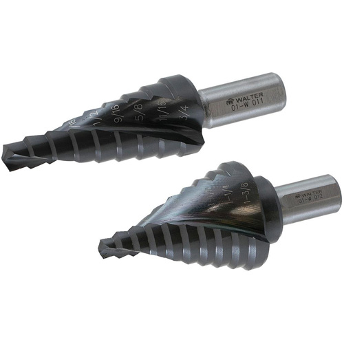 Multi-Step Drill Bit, 1/4" - 1-3/8" , 1/8" Increments, High Speed Steel Auto Electric Service Ltd.