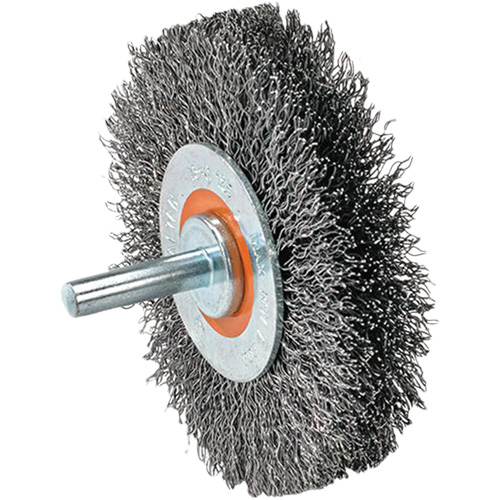 Mounted Wire Brush, 1-3/8" Dia., 0.008" Fill, 1-1/4" Arbor Auto Electric Service Ltd.