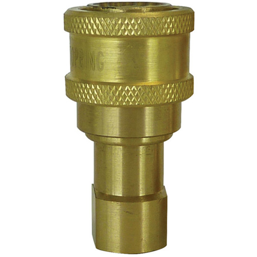 RACCORD HYDRAULIQE FERME2VOIES,1/4NPT,LAITON, Laiton/Acier inoxydable Auto Electric Service Ltd.