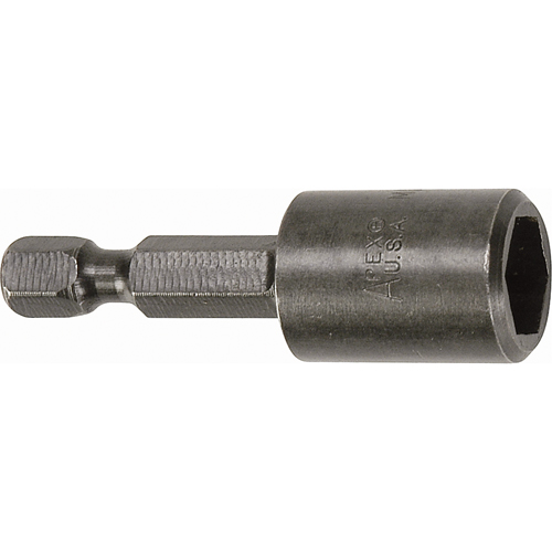 Nutsetter For SAE Sheet Metal Screws, 1/4" Tip, 1/4" Drive, 1-3/4" L, Magnetic Auto Electric Service Ltd.