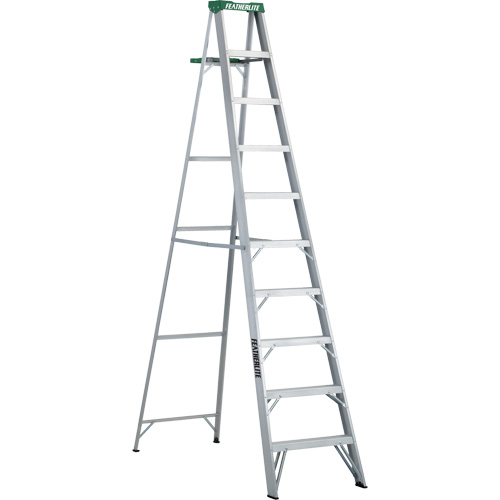 Commercial Duty Stepladders (2400 Series), 10', Aluminum, 225 lbs. Capacity, Type 2 Auto Electric Service Ltd.