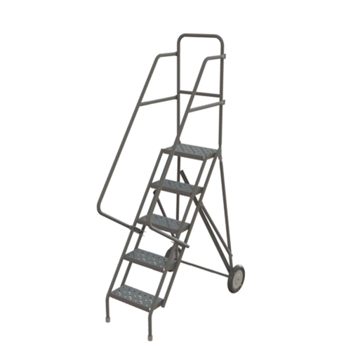 Rolling Ladder, 5 Steps, Serrated, 50" High Auto Electric Service Ltd.