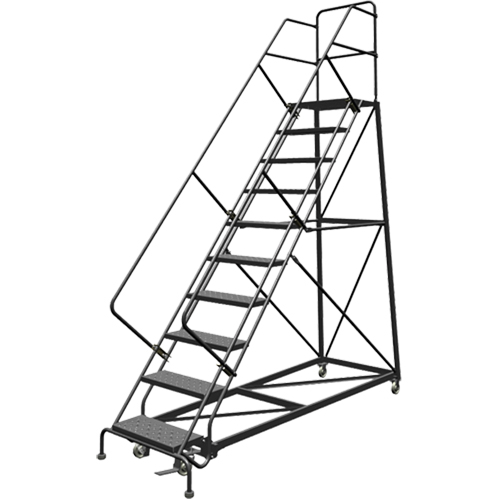&eacute;chelles en angle de s&eacute;curit&eacute;, 10 marches, Perfor&eacute;, Inclinaison 50°, Hauteur 100" Auto Electric Service Ltd.