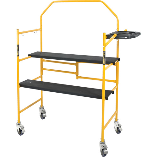nsemble d'&eacute;chafaudage &agrave; montant de s&eacute;curit&eacute; & tablette pour outils de 4' Jobsite Series, Cadre Acier, 49-1/2" p x 57-3/4" h Auto Electric Service Ltd.