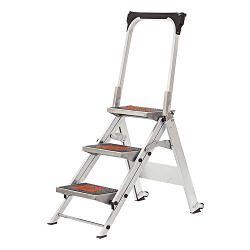 Safety Stepladder with Bar & Tray, 2.2', Aluminum, 300 lbs. Capacity, Type 1A Auto Electric Service Ltd.