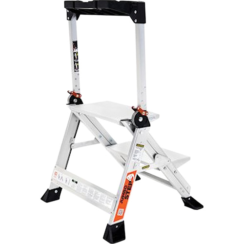 Jumbo Step Ladder, 1.5', Aluminum, 375 lbs. Capacity, Type 1AA Auto Electric Service Ltd.
