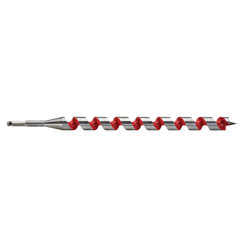 Longue m&egrave;che h&eacute;licoidale pour perceuse, Diam&egrave;tre de 1-1/8", Cannelure 15", Tige 7/16" hexagonal Auto Electric Service Ltd.