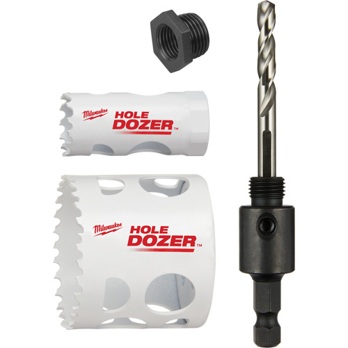 Trousse de scie-cloche Hole Dozer pour verrou de porte, 4 morceaux Auto Electric Service Ltd.