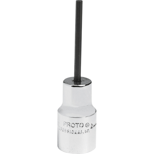 Standard Bit Socket, Hex, 2.5 mm x 1-7/8" L, 1/4" Drive Auto Electric Service Ltd.