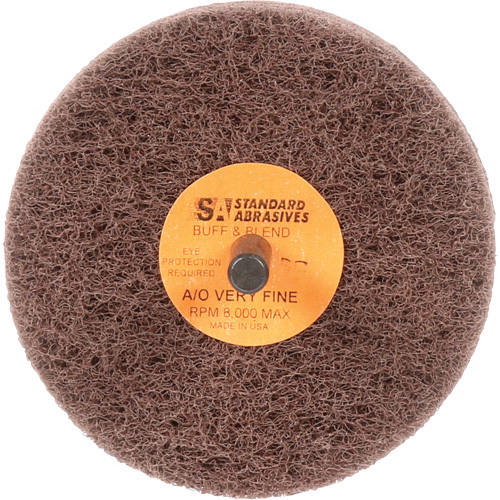 Standard Abrasives Buff & Blend Wheel, 3" Dia. x 3" W, 1/4" Arbor, Aluminum Oxide Auto Electric Service Ltd.
