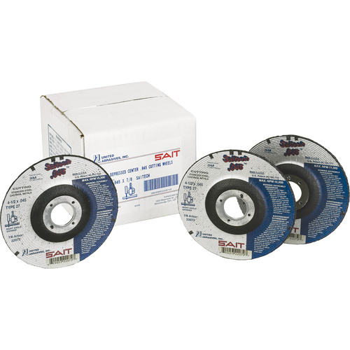 Cut-Off Wheel, 4-1/2" x 0.045", 7/8" Arbor, Type 27, Aluminum Oxide/Ceramic, 13500 RPM Auto Electric Service Ltd.