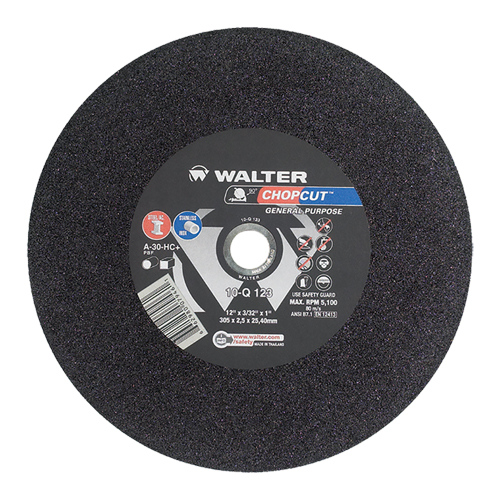 Chopcut Chop Saw Cut-Off Wheel, 12" x 3/32", 1" Arbor, Type 1, Aluminum Oxide, 5200 RPM Auto Electric Service Ltd.