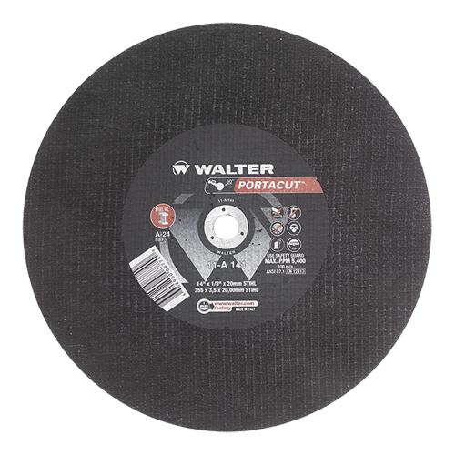 Portacut High Speed Cut-Off Wheel, 14" x 1/8", 3/4" Arbor, Type 1, Aluminum Oxide, 5400 RPM Auto Electric Service Ltd.