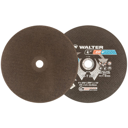 Zip+Xtra Heavy-Duty Cut-Off Wheel, 9" x 3/32", 7/8" Arbor, Type 1, Aluminum Oxide, 6600 RPM Auto Electric Service Ltd.