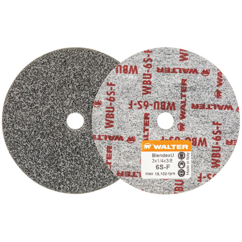 Blendex U Finishing Wheel, 3" Dia., 6SF Grit, Silicon Carbide Auto Electric Service Ltd.