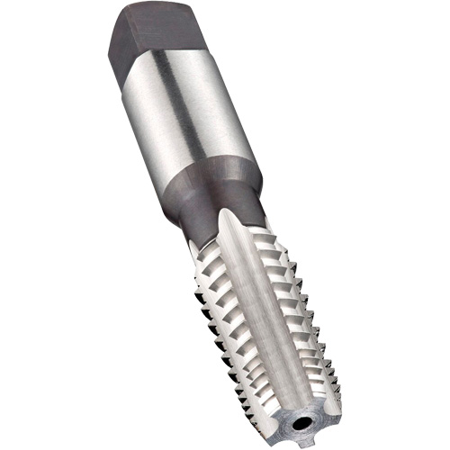 Taraud machine &agrave; denture altern&eacute;e pour tuyau, 3/8"-18, 5 cannelures, 80 mm lo, Conique, Acier rapide Auto Electric Service Ltd.