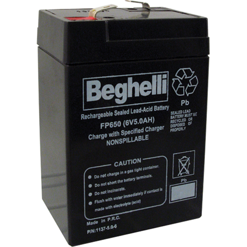 Sealed Lead Acid Batteries, 6 V, 5 Ah Auto Electric Service Ltd.