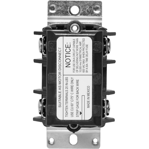 Interrupteur bipolaire monophas&eacute; Auto Electric Service Ltd.
