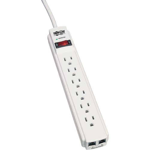 Protect-It Surge Suppressors, 6 Outlets, 720 J, 1800 W, 4' Cord Auto Electric Service Ltd.