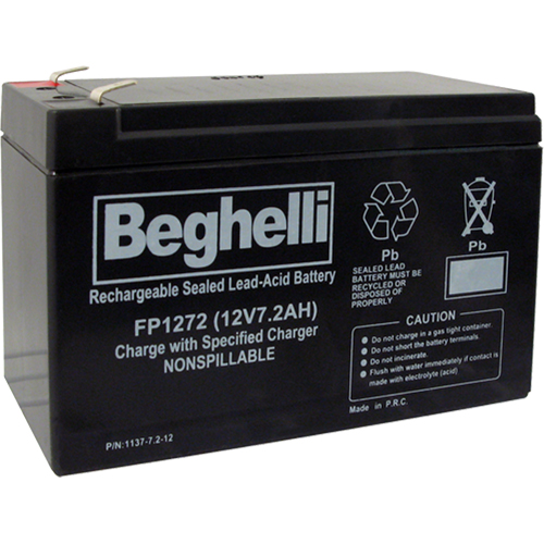 Sealed Lead Acid Batteries, 12 V, 7.2 Ah Auto Electric Service Ltd.