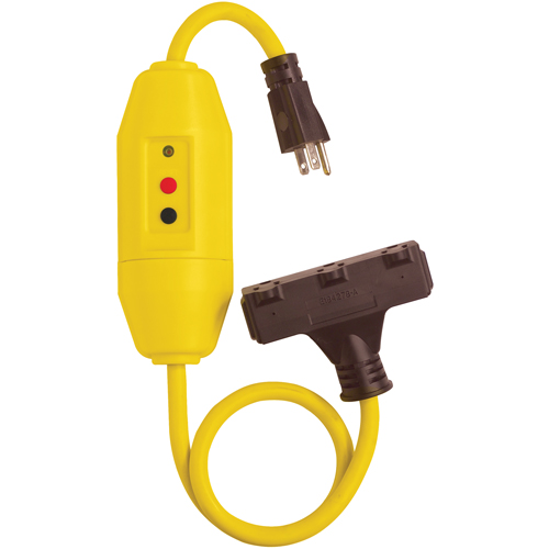 GFCI Protected Tri-Cords, 120 V, 15 A, 2' Cord Auto Electric Service Ltd.