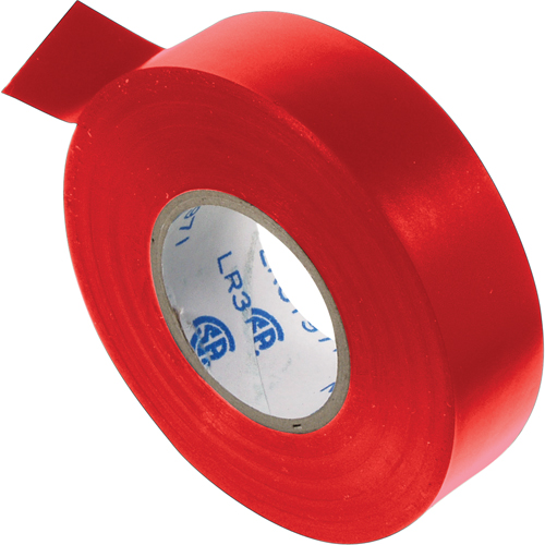 Electrical Tape, 19 mm (3/4") x 20.1 m (66'), Red, 7 mils Auto Electric Service Ltd.