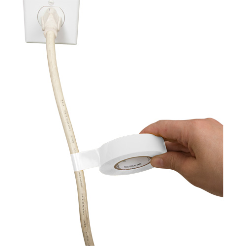 Ruban isolant, 19 mm (3/4") x 18 m (60'), Blanc, 7 mils Auto Electric Service Ltd.