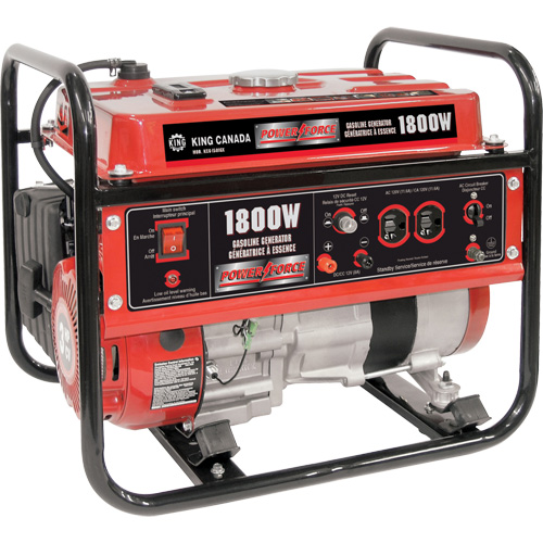 G&eacute;n&eacute;ratrice &agrave; lessence, 1800 W de surtension, 1400 W nominale, 120 V, R&eacute;servoir de 7 L Auto Electric Service Ltd.