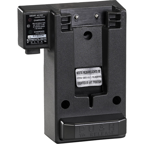 Support de recharge CA/CC intelligent pour les lampes de poche de la s&eacute;rie Vulcan Auto Electric Service Ltd.