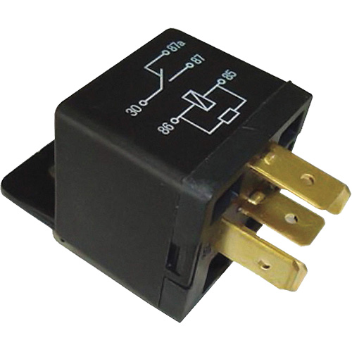 SPDT Mini Relay with Resistor, Plug, 40 Amps, 12 V Auto Electric Service Ltd.