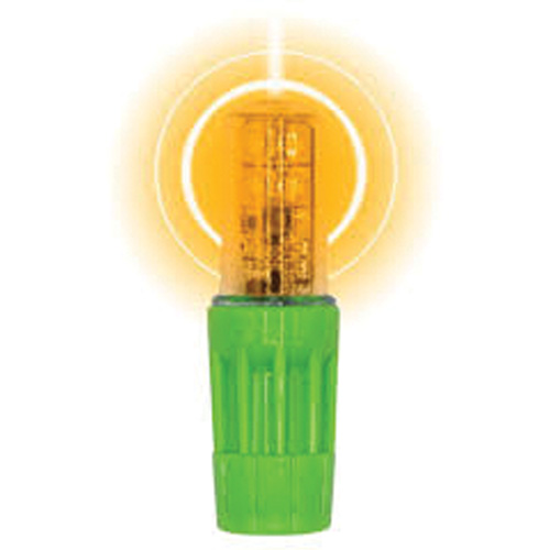 Lampe &agrave; DEL tr&egrave;s lumineuse Rocket II pour les fouets d'avertissement style &agrave; douille 1156, Clignotement, Ambr&eacute;e Auto Electric Service Ltd.