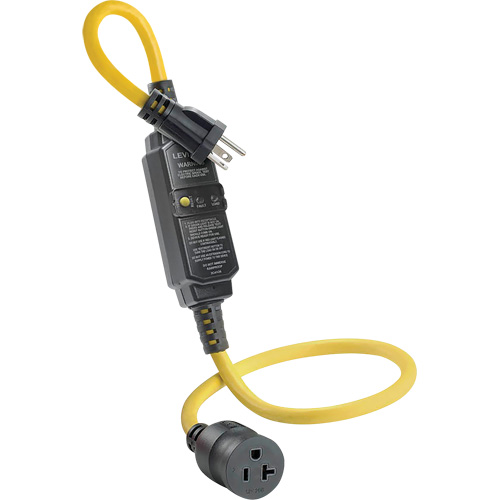 Cordon avec disjoncteur diff&eacute;rentiel (DDFT) &agrave; r&eacute;armement automatique, 120 V, 20 A, Cordon de 3' Auto Electric Service Ltd.