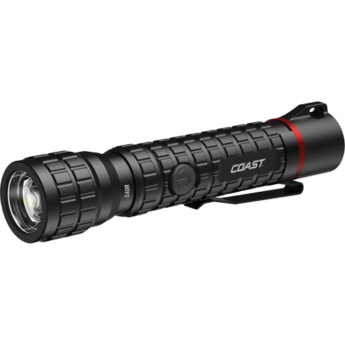 Lampe de poche &eacute;tanche G40R avec mise au point par rotation, DEL, 650 lumens, Piles Rechargeable Auto Electric Service Ltd.