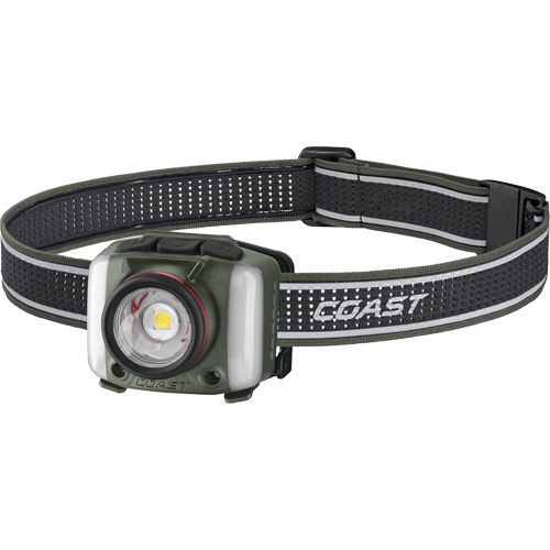 Lampe frontale FL97R &agrave; trois couleurs avec syst&egrave;me Twist Focus et commande vocale, DEL, 830 lumens, 2 hres de fonctionnement, piles Rechargeable Auto Electric Service Ltd.
