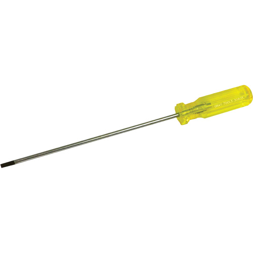 Tournevis &agrave; fente pour &eacute;lectricien, Tige de 3/16", Ronde, 11-1/2" lo, Prise en Plastique Auto Electric Service Ltd.