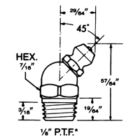 Fitting, 1/8" Thread Auto Electric Service Ltd.