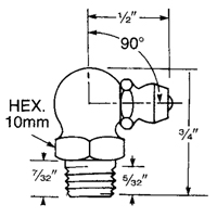 Fitting, 8 mm Thread Auto Electric Service Ltd.