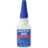 Prism 406 Instant Adhesive, Clear, Bottle, 0.7 fl. oz. Auto Electric Service Ltd.