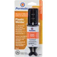 Colle &eacute;poxyde Plastic Welder, 25 ml, Seringue, Deux composants, Blanc cass&eacute; Auto Electric Service Ltd.