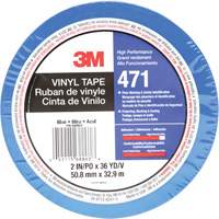 471 Vinyl Tape, 50.8 mm (2") W x 32.9 m (108') L, 5.2 mils, Blue Auto Electric Service Ltd.