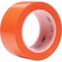 471 Vinyl Tape, 50.8 mm (2") W x 32.9 m (108') L, 5.2 mils, Orange Auto Electric Service Ltd.
