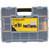 Organisateur empilable pour petites pi&egrave;ces SortMaster, 17-3/8" la x 13" p x 3-1/2" h, Noir Auto Electric Service Ltd.