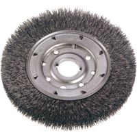 Crimped Wire Wheel Brushes - Narrow Face, 6" Dia., 0.014" Fill, 1-1/4" Arbor Auto Electric Service Ltd.
