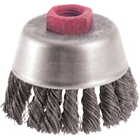 Knot Wire Cup Brushes - High Speed Small Grinder, 2-3/4" Dia. x 5/8"-11 Arbor Auto Electric Service Ltd.