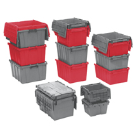 Contenants de distribution Flipak en plastique poly&eacute;thyl&egrave;ne (PE), 19,7" x 11,8" x 7,3", Bleu Auto Electric Service Ltd.