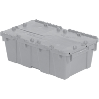 Contenants de distribution Flipak en plastique poly&eacute;thyl&egrave;ne (PE), 19,7" x 11,8" x 7,3", Gris Auto Electric Service Ltd.